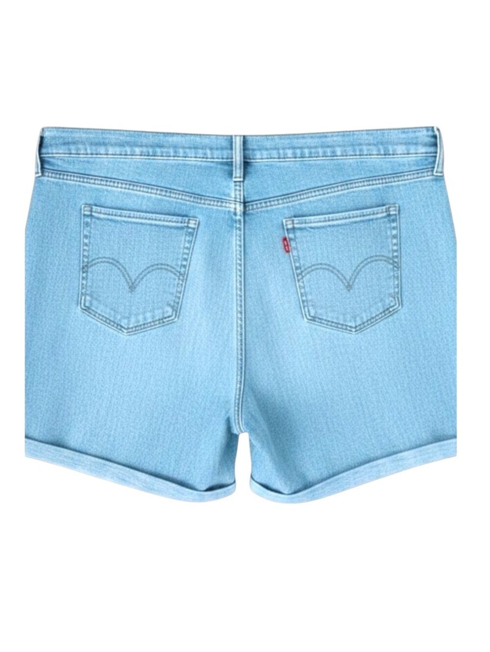 Levi’s  22W floral embroidered mid rise denim shorts NWOT - Picture 9 of 15
